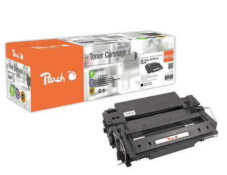 Peach  Toner Module noire, compatible avec
ID-Fabricant: No. 51XBK, Q7551X HP LaserJet M 3027 MFP