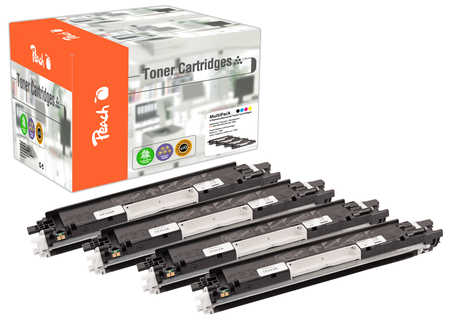 Peach Multipack , compatible avec
ID-Fabricant: No. 126A, CE310A, CE311A, CE312A, CE313A HP TopShot LaserJet Pro M 275 s
