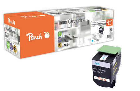 Peach  Toner Module cyan, compatible avec
ID-Fabricant: C540H2CG Lexmark X 544 DTN