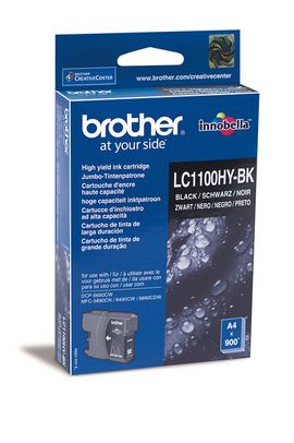Original Cartouche d'encre noire originale, grande capacité
ID-Fabricant: LC-1100HYBK Brother DCP-6690 CW