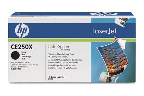 Original Toner original noir HY 
ID-Fabricant: No. 504X BK, CE250X HP Color LaserJet CP 3525