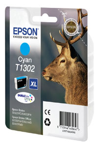 Original Cartouche d'encre cyan originale Epson WorkForce 630