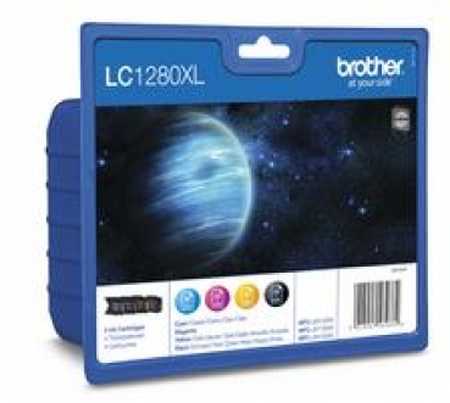 Original Encre originale paquet valeur HY, noir, couleur
ID-Fabricant: LC-1280VA Brother MFCJ 6510 DW