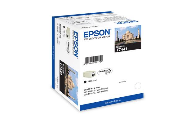 Original Cartouche d'encre noire originale
ID-Fabricant: T7441 Epson WorkForce Pro WPM 4525 DNF