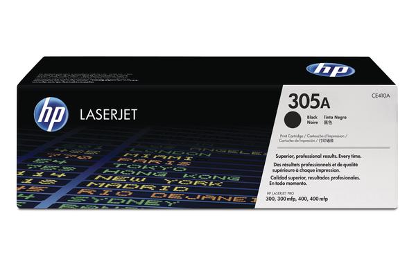 Original Cartouche de toner noir originale
ID-Fabricant: No. 305A BK, CE410A HP LaserJet Pro 400 color M 451 dn