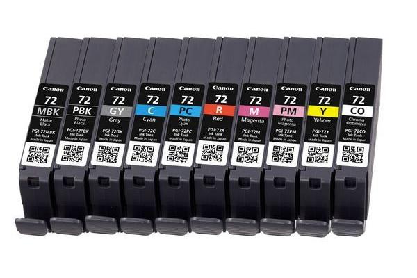 Original Cartouches d'encre Multipack originale PBK/GY/PM/PC/CO Canon Pixma PRO-10 S