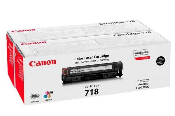 Original e cartouche de toner twinpack XL noir
ID-Fabricant: No. 718BK, 2662B005 Canon iSENSYS LBP-7200 cdn