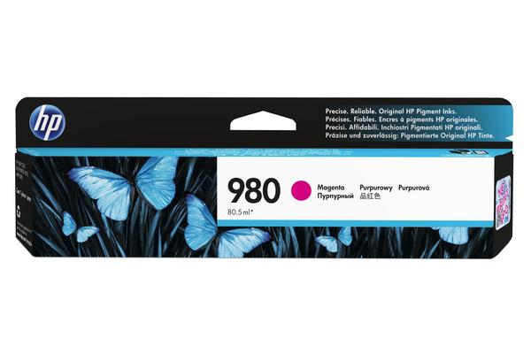 Original Cartouche d'encre magenta originale
ID-Fabricant: No. 980 m, D8J08A HP OfficeJet Enterprise Color X 585 f MFP