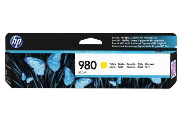 Original Cartouche d'encre jaune originale
ID-Fabricant: No. 980 y, D8J09A HP OfficeJet Enterprise Color X 585 f MFP