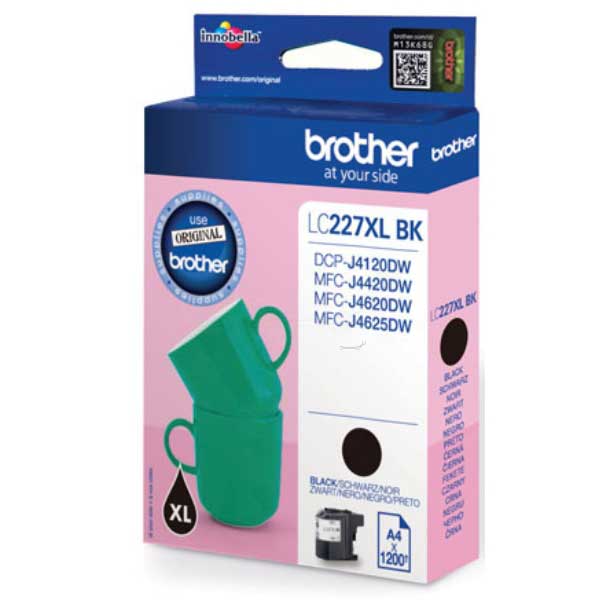 Original Cartouche d'encre originale noir
ID-Fabricant: LC-227XLBK Brother MFCJ 4425 DW