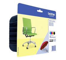 Original  cartouche d'encre Valuepack XXL noir, couleur,
ID-Fabricant: LC-229XLV Brother MFCJ 5320 DW