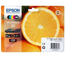 Original e cartouche d'encre Multipack CMJN/Photo noire
ID-Fabricant: T3337, No. 33, C13T33374011 Epson Expression Premium XP-7100