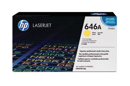 Original Cartouche de toner jaune originale
ID-Fabricant: No. 646A, CF032A HP Color LaserJet Enterprise CM 4540 MFP