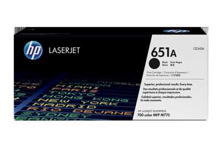 Original Cartouche de toner noir originale
ID-Fabricant: No. 651ABK, CE340A HP LaserJet Enterprise 700 Color MFP M 775 z plus