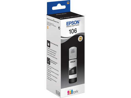 Original e bouteille d'encre originale noire
ID-Fabricant: No. 106 bk, C13T00R140 Epson EcoTank L 7160