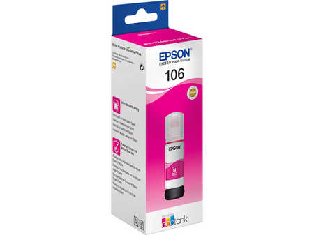 Original e bouteille d'encre originale magenta
ID-Fabricant: No. 106 m, C13T00R340 Epson EcoTank L 7160