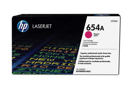 Original Cartouche de toner magenta originale
ID-Fabricant: No. 654A, CF333A HP Color LaserJet Enterprise M 651 n