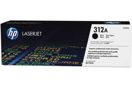 Original Cartouche de toner noir originale
ID-Fabricant: No. 312X BK, CF380A  HP Color LaserJet Pro MFP M 476 dn