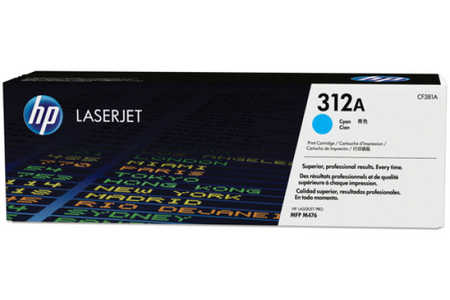 Original Cartouche de toner cyan originale
ID-Fabricant: No. 312A C, CF381A HP Color LaserJet Pro MFP M 476 dn