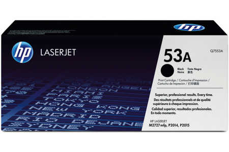 Original Cartouche de toner noir originale
ID-Fabricant: No. 53A BK, Q7553A  HP LaserJet Professional P 2011 n