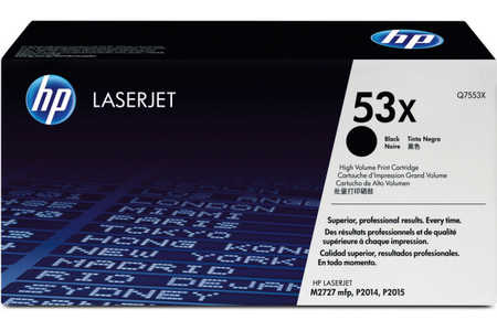 Original Cartouche de toner noir originale
ID-Fabricant: No. 53X BK, Q7553A  HP LaserJet Professional P 2011 n