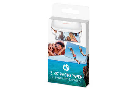 Original  ZINK Photo Paper 5x7,6cm, 20 sheets, self-adhesive
ID-Fabricant: W4Z13A, ZINK HP Sprocket Photo Printer red