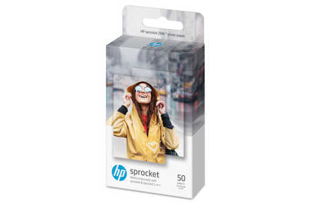 Original  ZINK Photo Paper 5x7,6cm, 50 sheets, self-adhesive
ID-Fabricant: HPIZ2X350, ZINK HP Sprocket Photo Printer red