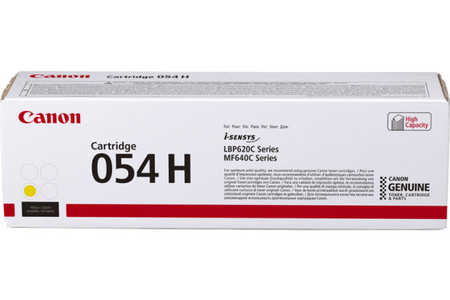 Original Cartouche de toner jaune originale
ID-Fabricant: CRG-054H y, 3025C002 Canon iSENSYS MF 643 Cdw