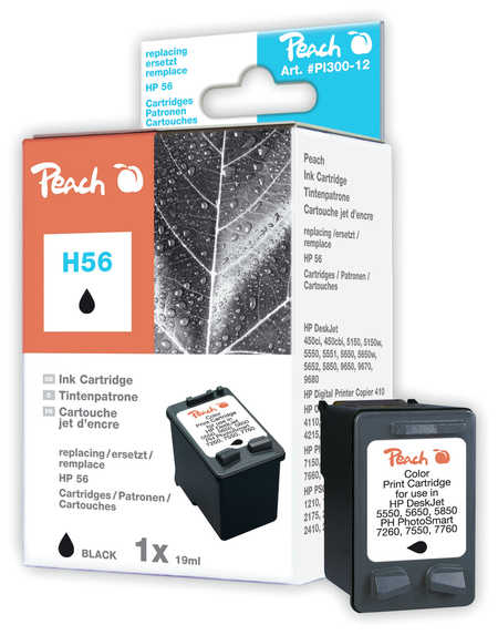 Peach Tête d'impression  noire, compatible avec
ID-Fabricant: No. 56, C6656AE HP Digital Copier Printer 410