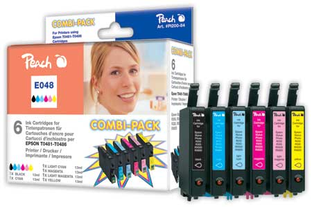 Peach Multipack , compatible avec
ID-Fabricant: T0487, C13T04874010 Epson Stylus Photo RX 600