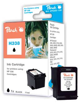 Peach Tête d'impression  noire, compatible avec
ID-Fabricant: No. 338, C8765E HP OfficeJet 7300 Series