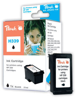 Peach Tête d'impression  noire, compatible avec
ID-Fabricant: No. 339, C8767E HP OfficeJet 7300 Series