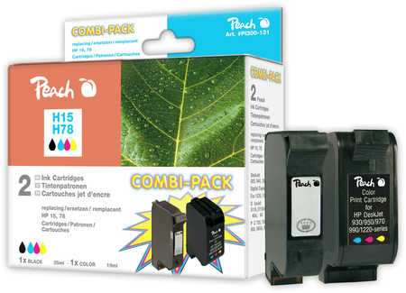 Peach  Multi Pack, compatible avec
ID-Fabricant: No. 15, No. 78D, C6615A, C6578D HP OfficeJet 5110