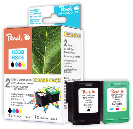 Peach  Multi Pack, compatible avec
ID-Fabricant: No. 338, No. 344, C8765E, C9363E HP OfficeJet 7300 Series