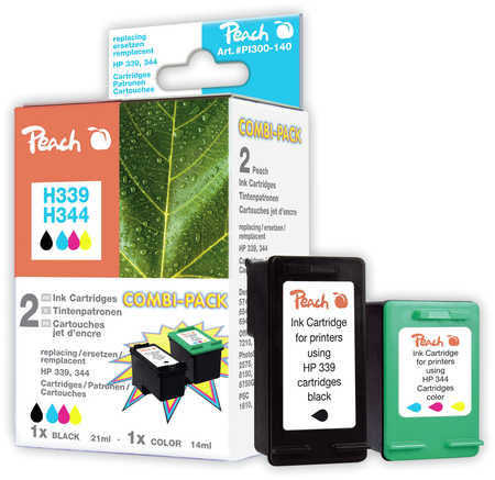 Peach  Multi Pack, compatible avec
ID-Fabricant: No. 339, No. 344, C8767E, C9363E HP OfficeJet 7300 Series