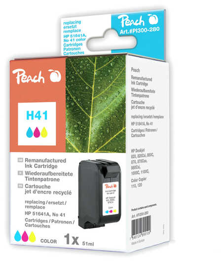 Peach Cartouche d'encre  couleur, compatible avec HP OfficeJet Pro 1150 CSE