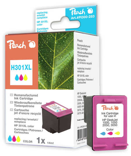 Peach Tête d'impression  couleur, compatible avec
ID-Fabricant: No. 301XL c, CH564EE HP DeskJet 2050