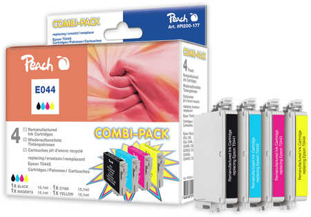 Peach  Multi Pack, compatible avec
ID-Fabricant: T0445, C13T04454010 Epson Stylus C 64 Photo Edition