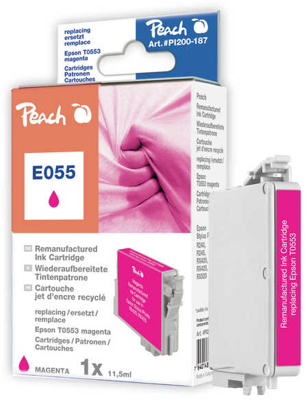 Peach Cartouche d'encre  magenta, compatible avec
ID-Fabricant: T0553 m, C13T05534010 Epson Stylus Photo RX 425