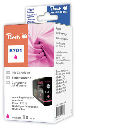 Peach  XL cartouche d'encre magenta, compatible avec
ID-Fabricant: T7013 m, C13T70134010 Epson WorkForce Pro WP-4095 DN