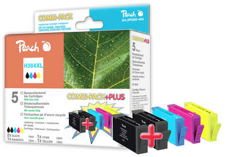 Peach Multipack Plus  avec puce compatible avec
ID-Fabricant: No. 364XL, J3M83AE HP PhotoSmart Premium TouchSmart Web C 309 n