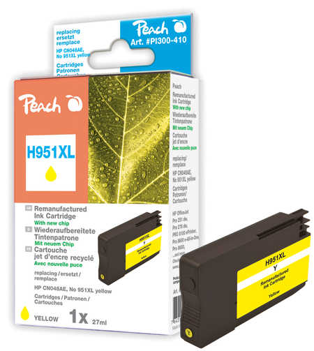 Peach  cartouche d'encre jaune HC compatible avec 
ID-Fabricant: No. 951XL y, CN048A HP OfficeJet Pro 8630 e-All-in-One