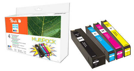 Peach  Combi Pack compatible avec
ID-Fabricant: No. 970XL, No. 971XL, CN625A, CN626A, CN627A, CN628A HP OfficeJet Pro X 476 dn