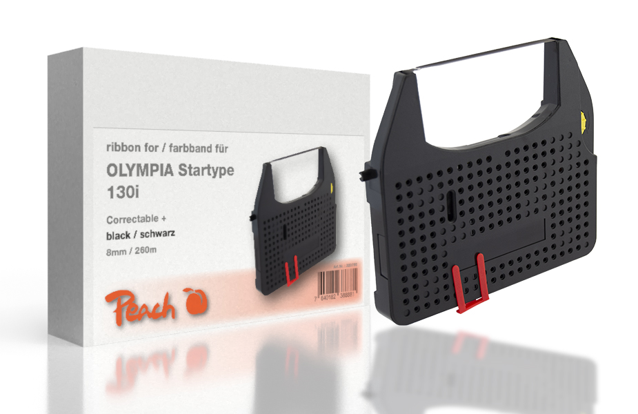 Peach Ribbon cartridge compatible to Olympia Startype 130i, black, Gr163C HP LaserJet Pro MFP M 426 m