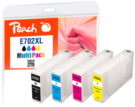 Peach  Multi Pack, compatible avec
ID-Fabricant: T7025, T7021-T7024 Epson WorkForce Pro WP-4545 DTWF
