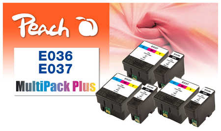 Peach  Multipack Plus, compatible avec Epson Stylus C 44 Plus