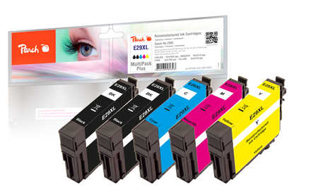Peach  Multipack Plus compatible avec
ID-Fabricant: T2996, No. 29XL, C13T29964010 Epson Expression Home XP-452