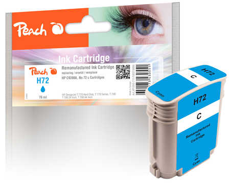 Peach  cartouche d'encre cyan compatible avec HP DesignJet T 610 44 Inch