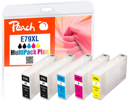 Peach  Multi Pack Plus, HY compatible avec
ID-Fabricant: No. 79XL, C13T79054010 Epson WorkForce Pro WF-5690 DWF