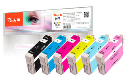 Peach  Multi Pack, compatible avec
ID-Fabricant: T079 Epson Stylus Photo PX 700 W